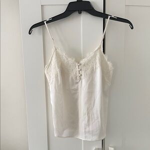 Abercrombie & Fitch White Lace Camisole